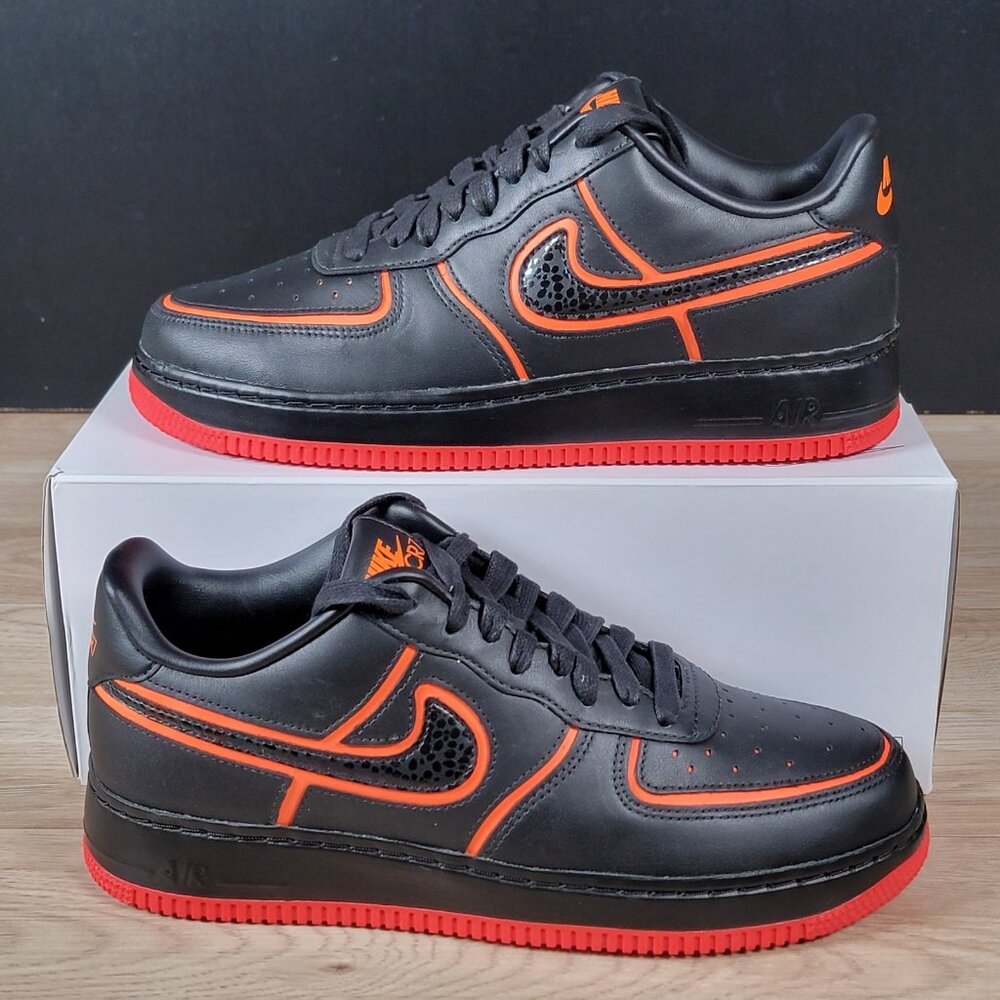 Nike Air Force 1 Shoes Mens 8.5‎ Black Infrared CR7 By You Leather DD3746-991
